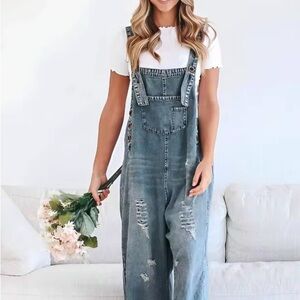 Women's Denim Overalls